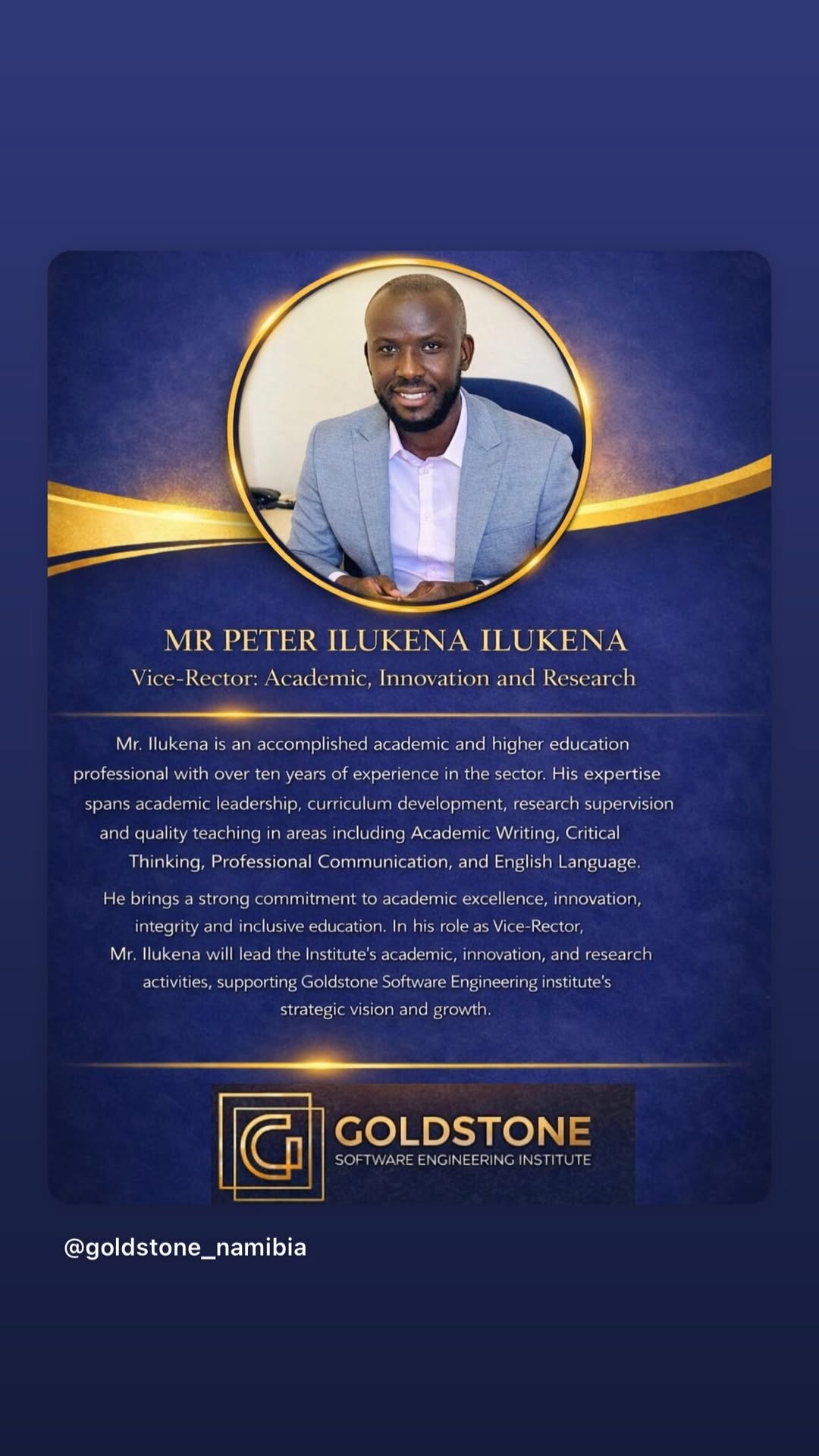 A New Chapter for Goldstone